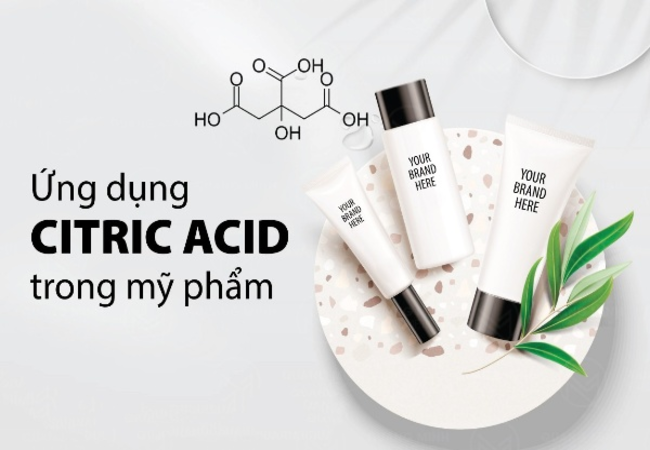 Acid Citric sử dụng trong mỹ phẩm