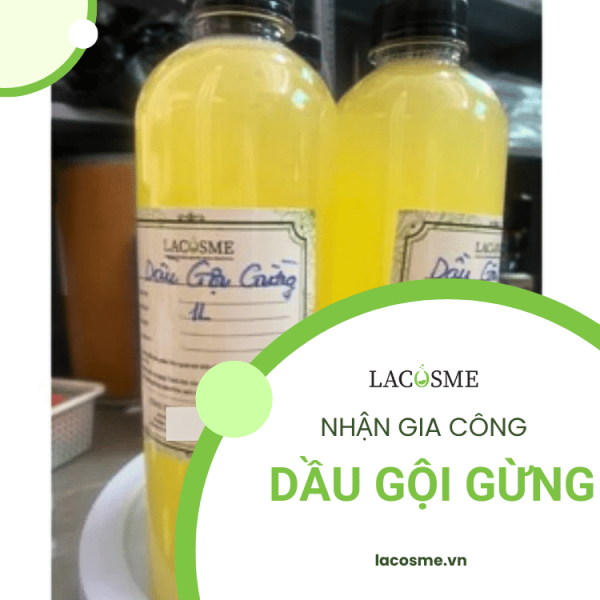 Gia công dầu gội gừng thư giãn giảm stress (1 lít) 3