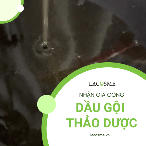 Gia công dầu gội thảo dược thiên nhiên (1 lít ) 3