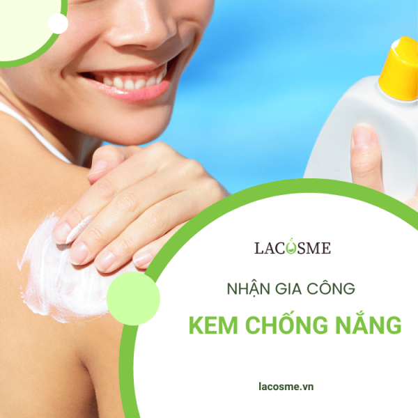 Gia công kem chống nắng vật lí mix hoá học Lacosme ( 1KG ) 2